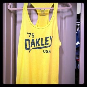 Yellow Oakley tank top - size M